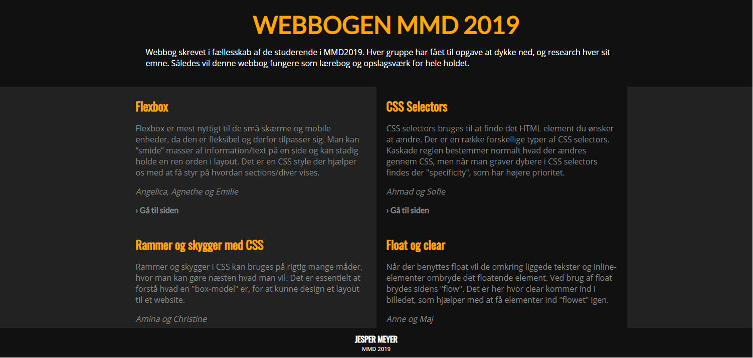 Preview a webbog index